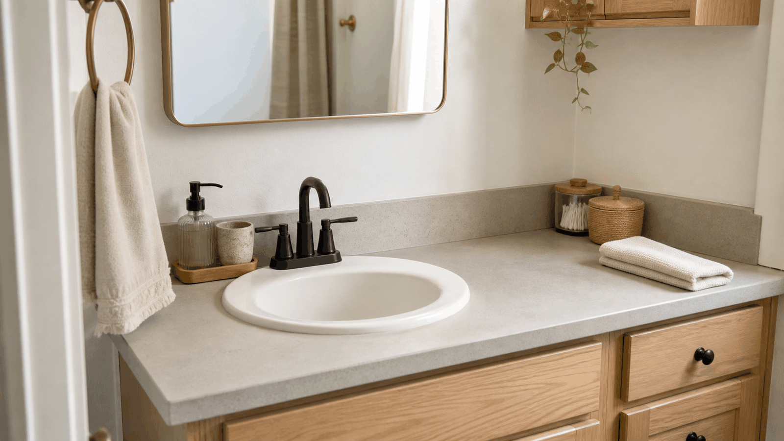 Small Bathroom Counter Organization Ideas That Still Leave Room to Get Ready